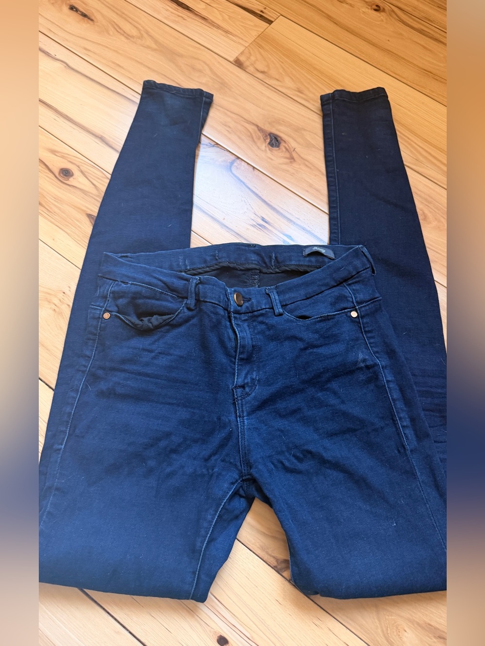Zara dark blue skinny jeans 26